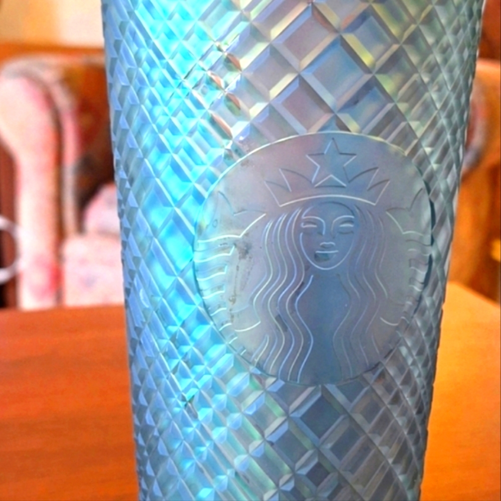 Starbucks Green Iridescent Textured Tumbler (Discontinued Design)